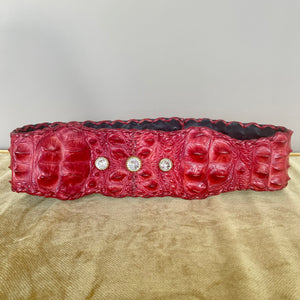 Ceinture Croco orné de Swarovski